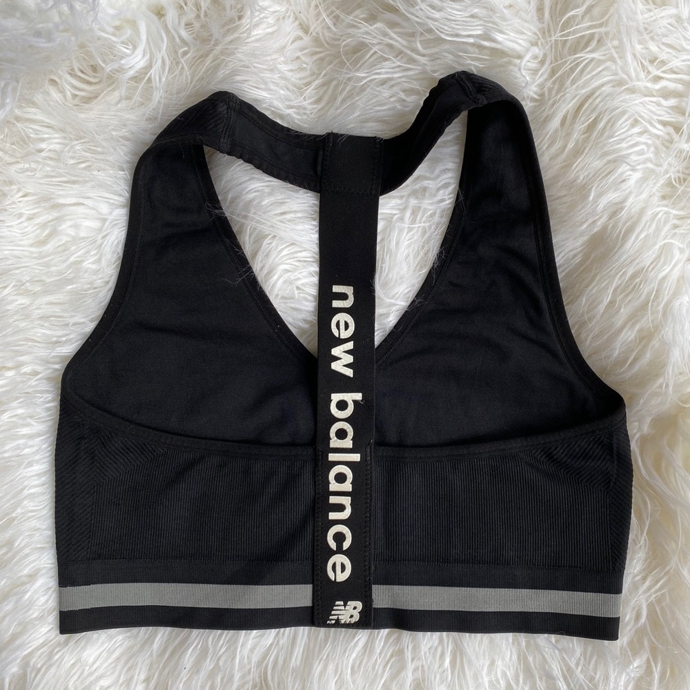 Black New Balance Sports Bra
